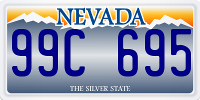 NV license plate 99C695