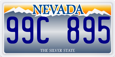 NV license plate 99C895