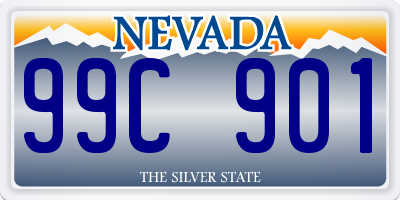 NV license plate 99C901