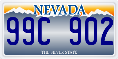 NV license plate 99C902