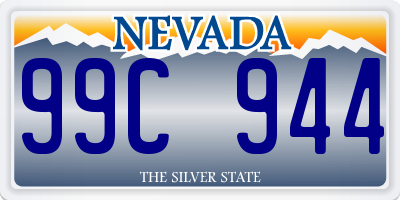 NV license plate 99C944