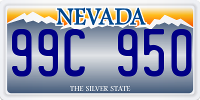 NV license plate 99C950