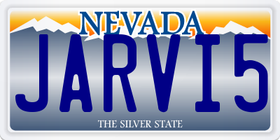 NV license plate JARVI5