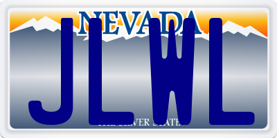NV license plate JLWL