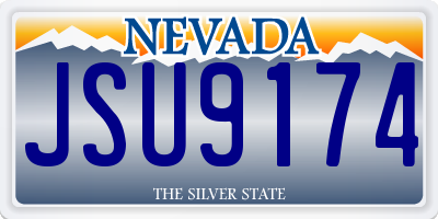 NV license plate JSU9174