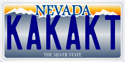 NV license plate KAKAKT