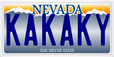 NV license plate KAKAKY