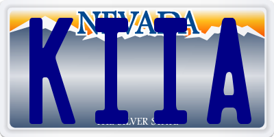 NV license plate KIIA