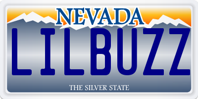 NV license plate LILBUZZ