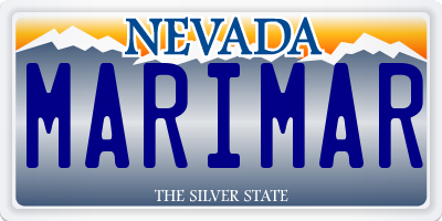 NV license plate MARIMAR