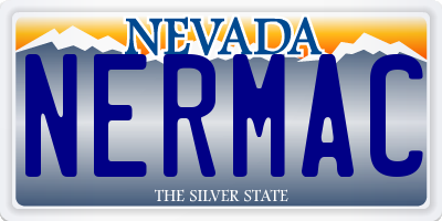 NV license plate NERMAC