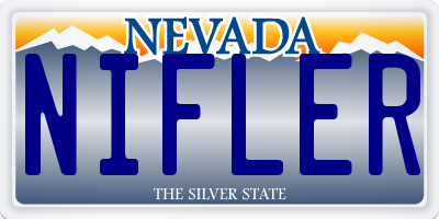 NV license plate NIFLER