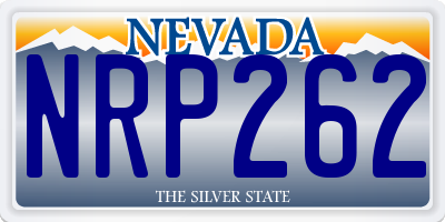 NV license plate NRP262