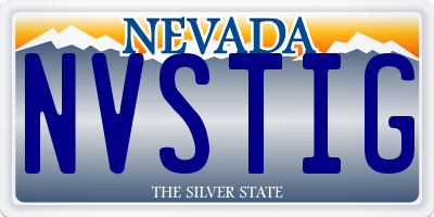 NV license plate NVSTIG