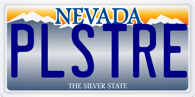 NV license plate PLSTRE