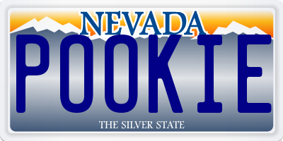 NV license plate POOKIE