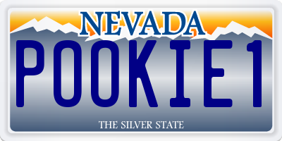 NV license plate POOKIE1