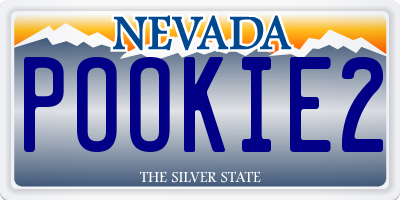 NV license plate POOKIE2