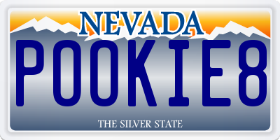 NV license plate POOKIE8