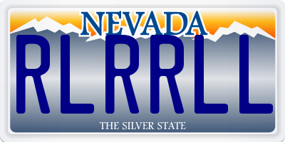 NV license plate RLRRLL