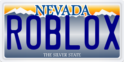 NV license plate ROBLOX