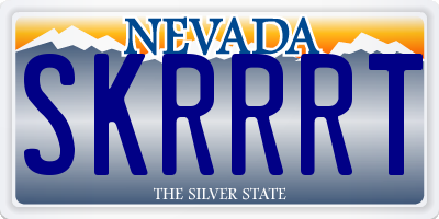 NV license plate SKRRRT