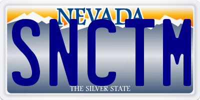 NV license plate SNCTM