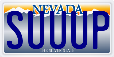 NV license plate SUUUP