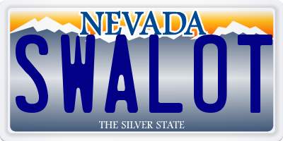 NV license plate SWALOT