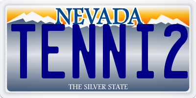 NV license plate TENNI2
