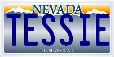 NV license plate TESSIE