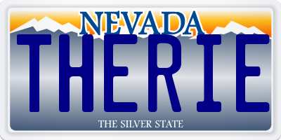 NV license plate THERIE