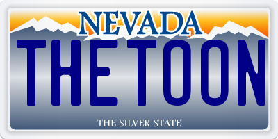 NV license plate THETOON