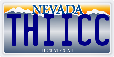 NV license plate THIICC