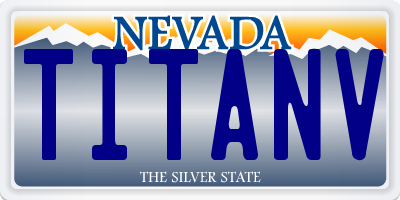 NV license plate TITANV