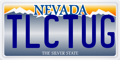 NV license plate TLCTUG