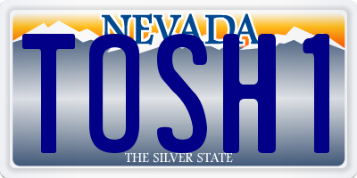 NV license plate TOSH1