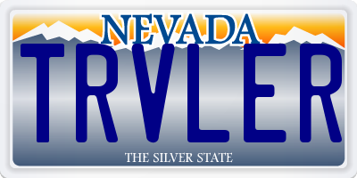 NV license plate TRVLER