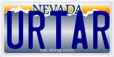 NV license plate URTAR