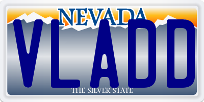 NV license plate VLADD