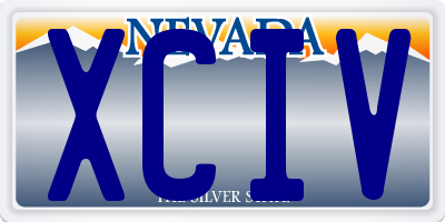 NV license plate XCIV