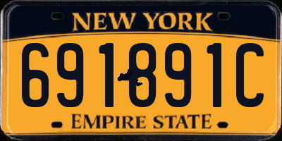 NY license plate 691891C