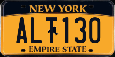 NY license plate ALT130