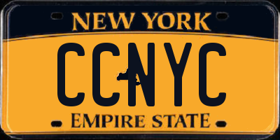 NY license plate CCNYC