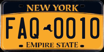 NY license plate FAQ0010