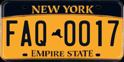 NY license plate FAQ0017