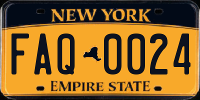 NY license plate FAQ0024