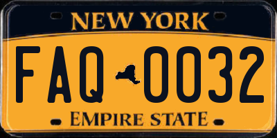 NY license plate FAQ0032