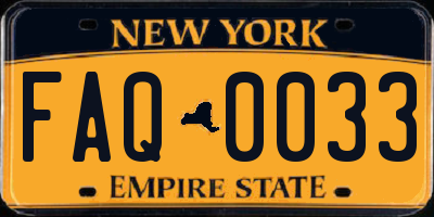 NY license plate FAQ0033