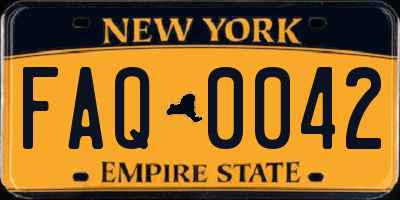NY license plate FAQ0042